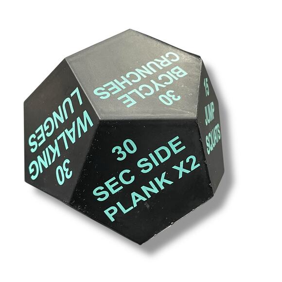 Foam Dice Die Sports Exercise Fitness 12 Sided Exercise Home Gym Workout Burpee - Picture 4 of 7